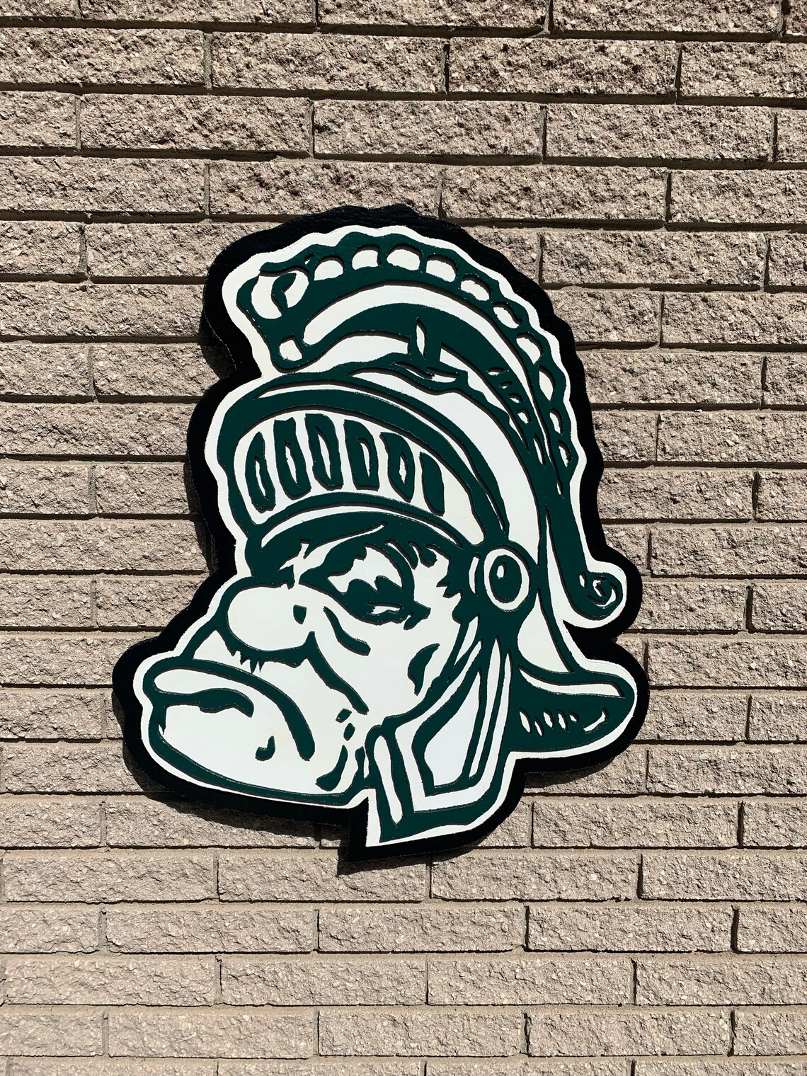 Michigan State Gruff Sparty Fan Art 3 Layer Bold Floating - Etsy