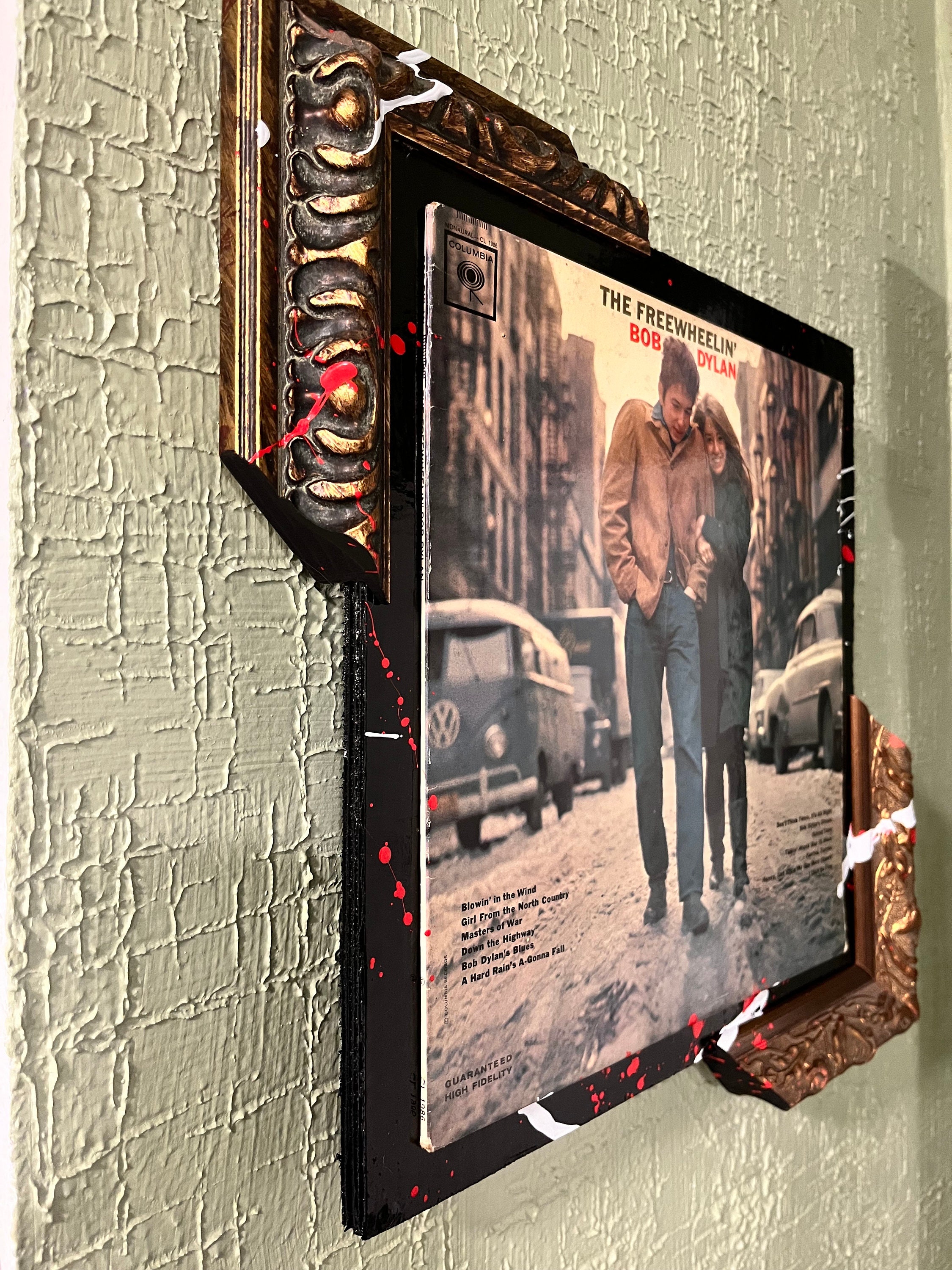 Bob Dylan Free Wheelin Original Album Hamn Embellished Etsy Bob Dylan Free Wheelin Original Album Hamn Embellished Etsy