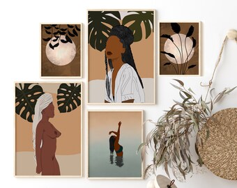 Strong Nude Woman - Etsy