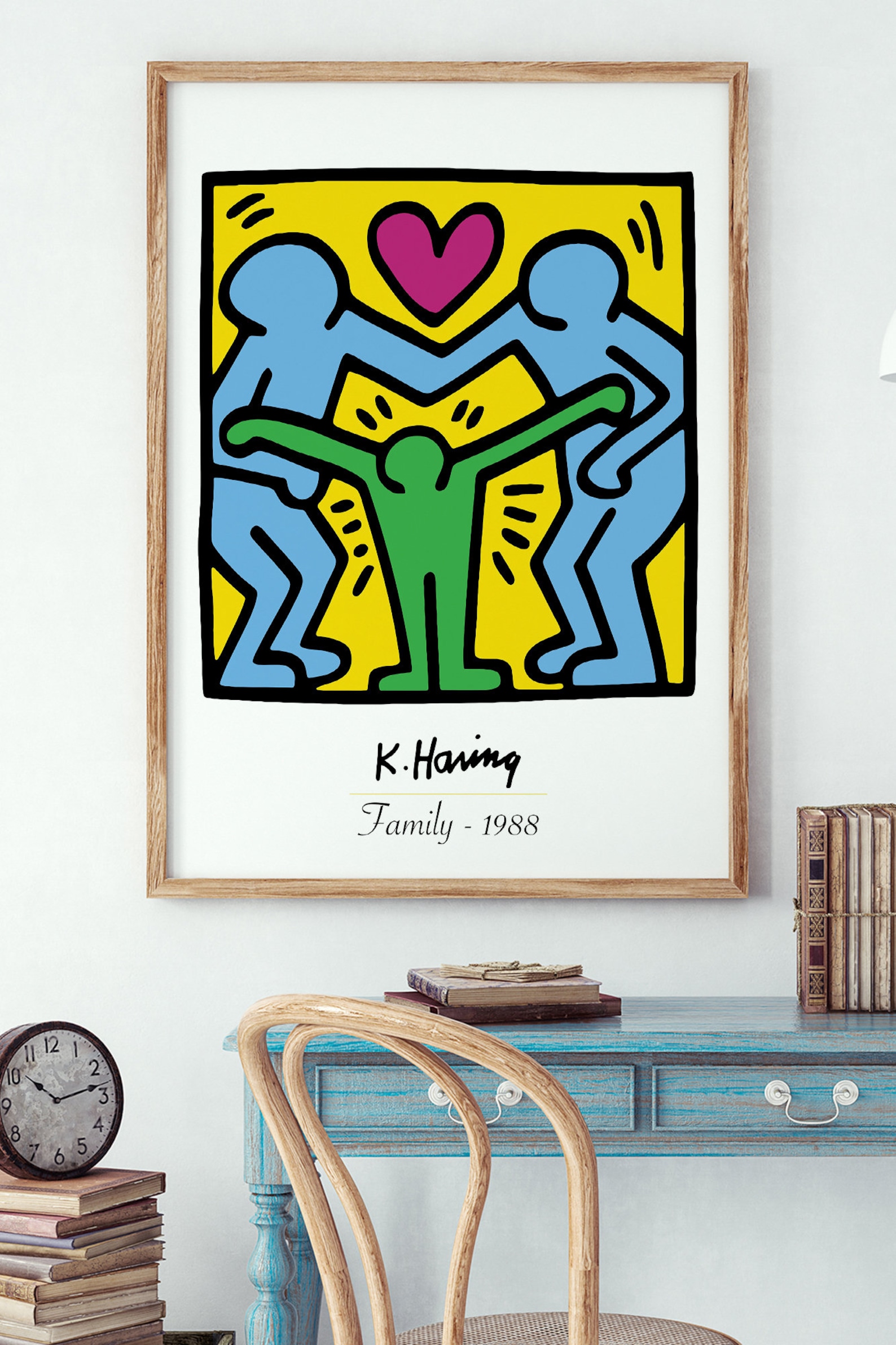 Keith Haring Family Art Print Contemporary Art Print Keith - Etsy