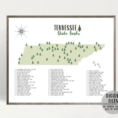 Printable Maps Of Tn State Parks