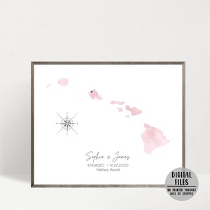 Personalisierte Verlobung Karte-Personalisierte Karte Geschenk-Hochzeitsgeschenk-Hochzeit Geschenk-Hochzeit Lageplan Print-Geschenk für paar-druckbare Karte