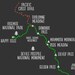 John Muir Trail Map Print-john Muir Hiking Trail Map Poster-jmt Hiking ...