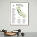 California State Parks Map Print-california State Parks Checklist-state ...