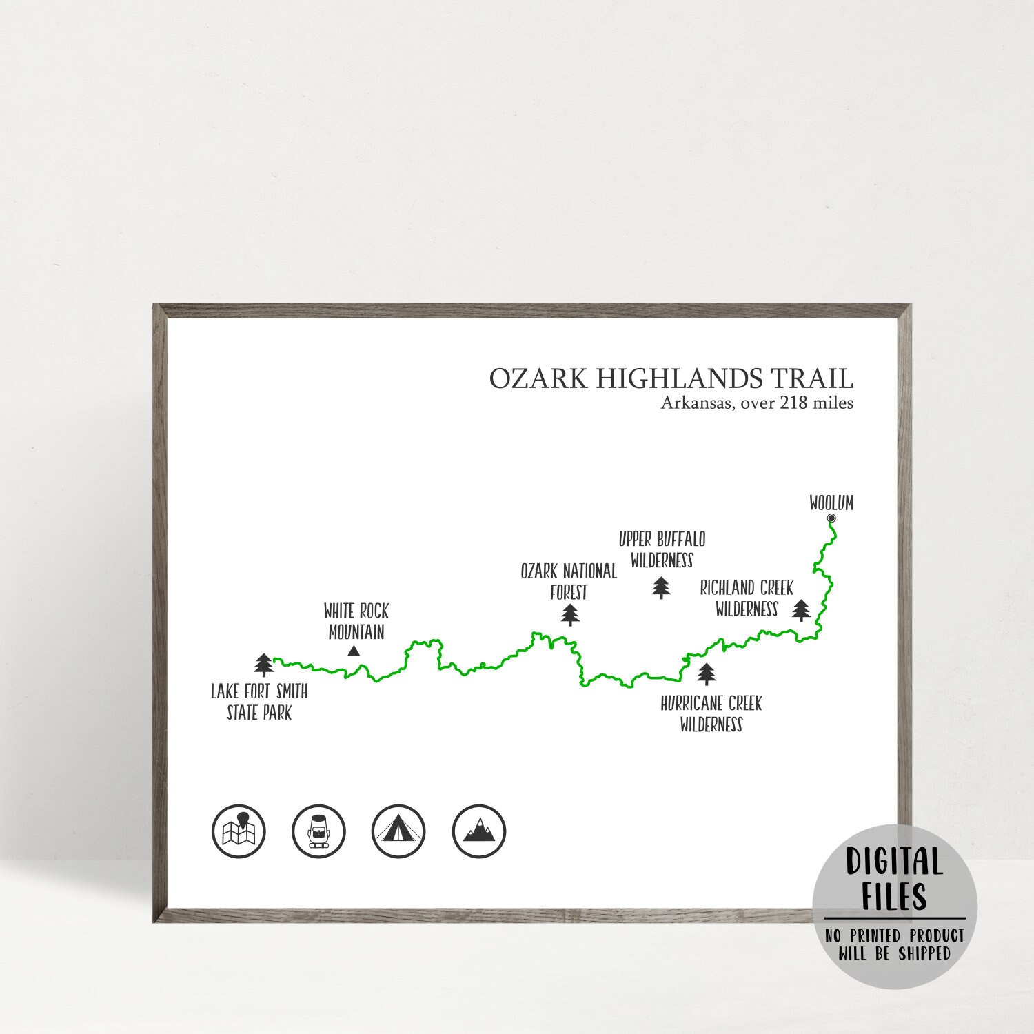 Ozark Highlands Trail Map Ozark - Il Fullxfull.2770278498 46bd