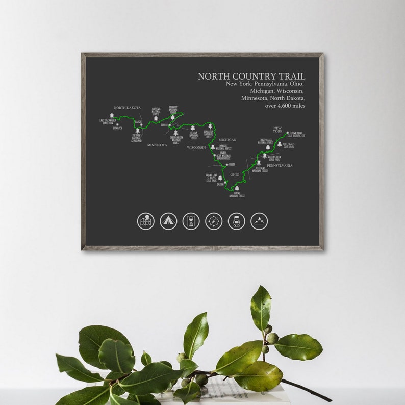 North Country Trail Map north Country - Il 794xN.2770239846 T8f9