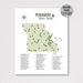 Missouri State Parks Map Print-missouri State Parks Checklist-state ...