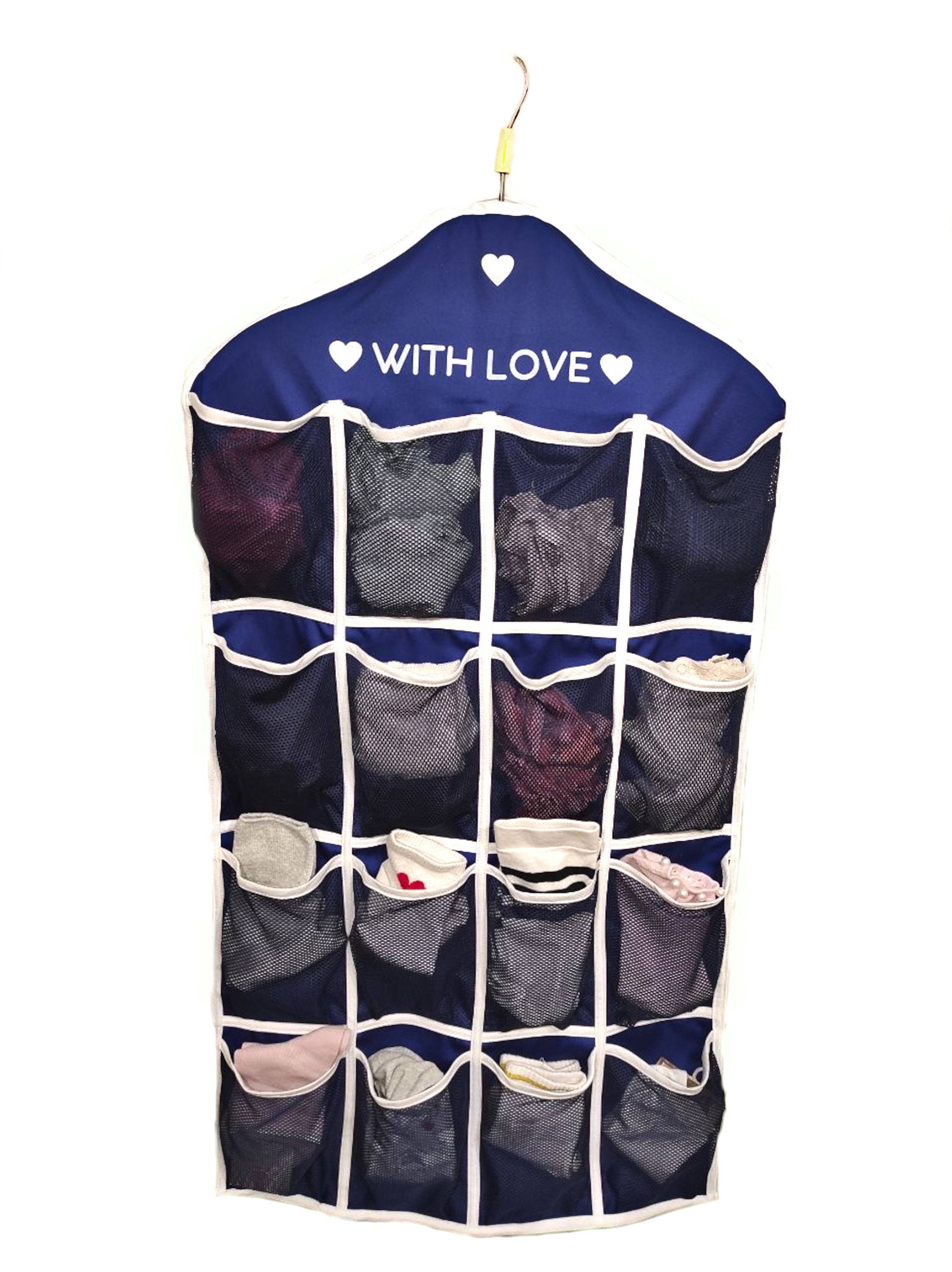 Fabric Hanging Underwear Organizer for wardrobe Etsy