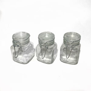 Little glass jars with lids -  México