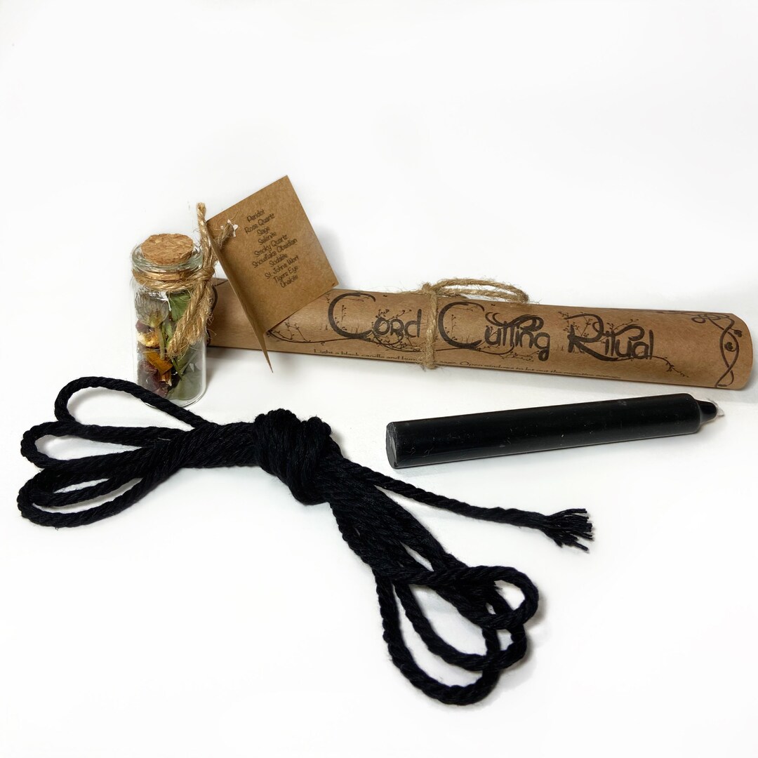 Cord Cutting Ritual Kit With Spell, Cord, and Candle - Etsy