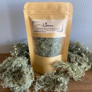 All Natural Usnea Lichen Old Man’s Beard Foraged From Nature
