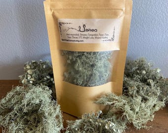 All Natural Usnea Lichen Old Man’s Beard Foraged From Nature