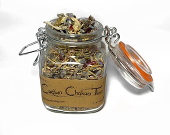 Crown Chakra Tea - Loose Leaf Floral Tea with All-Natural Rose Petals, Jasmine Buds, Lavender and Rosemary, for Love Energy