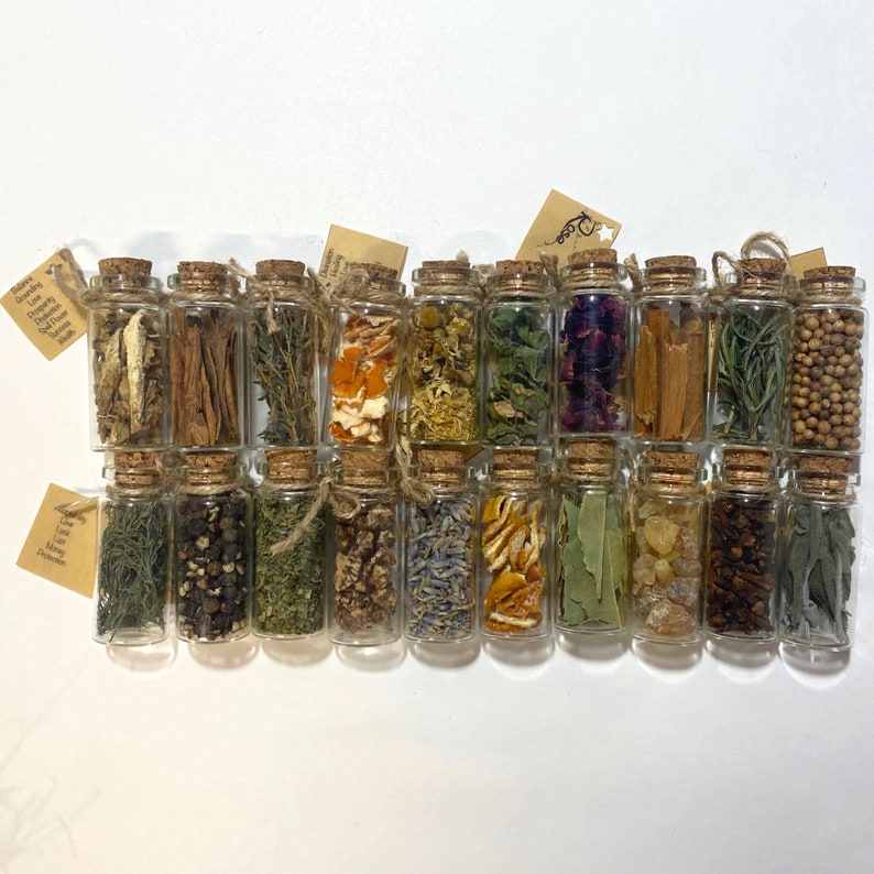 Apothecary Herbs Starter Set for Witchcraft Beginners ...