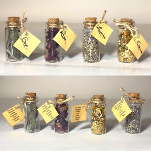 Apothecary Single Herbs for Witchcraft Beginners, Spell and Altar Herbal Supplies