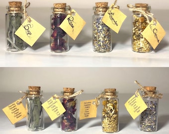 Apothecary Single Herbs for Witchcraft Beginners, Spell and Altar Herbal Supplies
