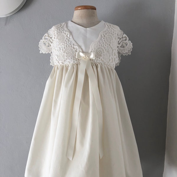 baptism dress spring summer ceremony christening dress girl ELENA