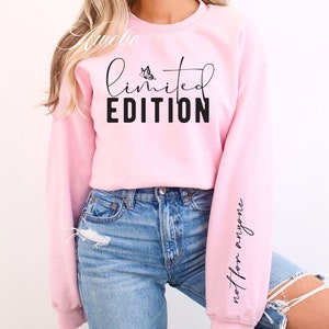 Im Limited Edition SVG Nie dla nikogo Svg Png, Motywacyjny projekt koszulki z rękawami Svg, Boho Self Love Svg, Zawsze jesteś Svg, Pozytywne cytaty Svg