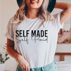 Self Made Self Paid svg | Entrepreneur svg | Entrepreneurship svg | CEO svg | Small Business owner svg | Inspirational t-shirt svg