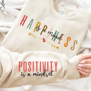 La felicidad es un estado de ánimo SVG PNG, diseño de camiseta motivacional bohemia Svg, Ámate a ti mismo Svg, Siempre importas Svg, Citas positivas Svg