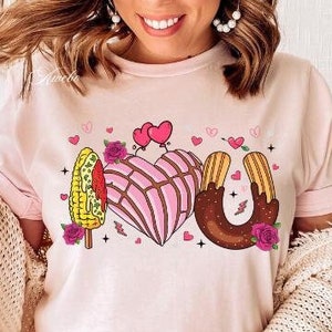 Mexikanischer Valentinstag Png, ich liebe dich Mexikanisches Hemd Png, Latein Png, Mexikanisches Pan Dulce Png, lustiges mexikanisches Design Png, Conchita Herz Png Design