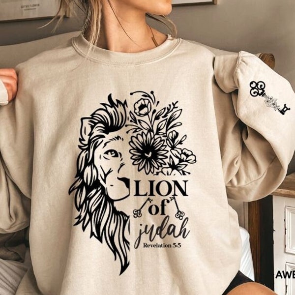 Elegant Christian Quote SVG PNG, Lion of Judah Svg, Floral Key Svg, Christian Shirt svg, Bible Verse svg, Scripture svg, Religious Svg, Png