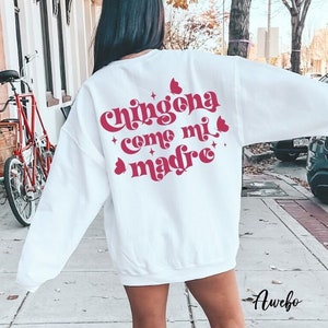 Chingona como mi madre Svg | Latina svg | Chingona Svg | PNG File | Latina Png | Mexican Spanish Saying | Sublimation Design |  Shirt svg