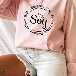 Haarspange | Soja Mujer Valiente Poderosa | T-Shirt geschnitten Datei Mexikanische svg | Latein Power | Sublimationsdesign | Kaffeetasse SVG | Vintage-Stolz