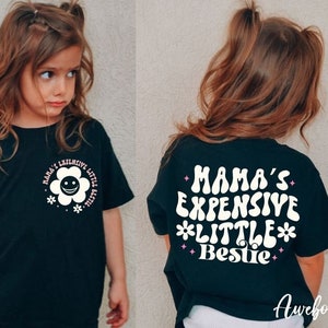 Mama's Expensive little bestie Svg Png, Pocket and Back Svg Png, Trendy Svg Png, Funny Toddler Shirt, Digital Download