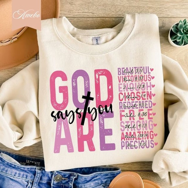 God says you are Chosen Enough Svg Png, Pink Religious Svg, Elegant Pink Christian Svg, Bible Verse Svg, God Faith Love Svg, Trendy PNG