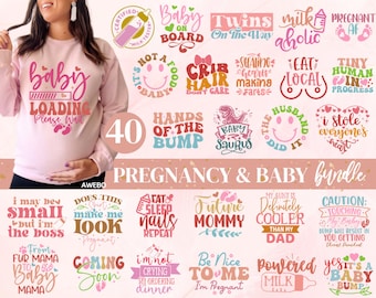 Boho Pregnancy Svg Png Bundle, Baby Svg Png Bundle, Newborn SVG, Baby Quotes Svg, Pregnant Woman Svg, Maternity svg, New Mom Svg, Png Files