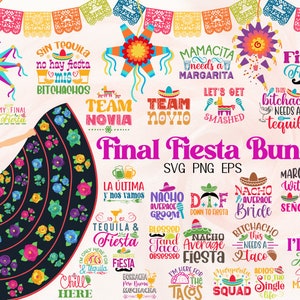 Final Fiesta Bachelorette Party Decorations- Cinco De Mayo Party  Supplies-Fiesta Banner Cactus Pattern Garland Flag For Baby Shower Bridal  Wedding Engagement Mexican Party Decoration Banner – BOSTON CREATIVE COMPANY