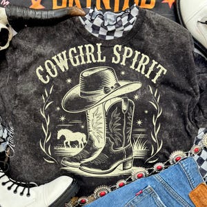 Cowgirl Spirit Png | Western Sublimations Png | Western Png | Cowgirl Wild West Png | Inspirational Quotes Png | Cowgirl Boots and Hat Svg