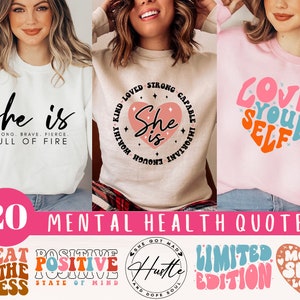 Boho Inspirierende Svp Bundle | Positive Affirmationen zwar | Freundlichkeitszeichen | Hustle geschnitten Datei | Unternehmer svg | Starke Frauen svg | Trendige svg