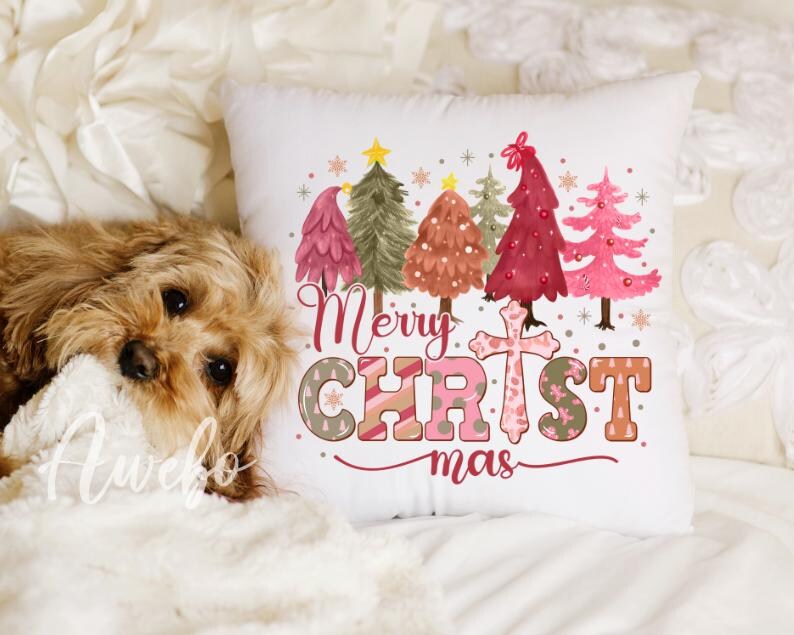 Merry Christmas Png, Coquette Christmas Png, Christ Png, Holly Night