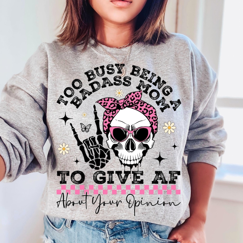 Lustige Mutter PNG Bündel | Sarkastische Mama Shirt Designs | Trendige Mama Leben Zitate PNG | Mutterschaft Humor Grafik | Sublimation PNG-Set Bild 4