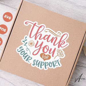 30 Boho Thank You Stickers SVG PNG Bundle Digital Thank You - Etsy India