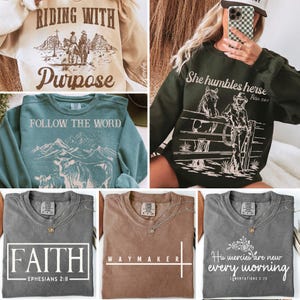 Boho christliches SVG PNG Bündel | Western Religiöses Png l Cowgirl Jesus Png l Religiöses svg l Glaube SVG | Bibel Vers svg | Schrift svg