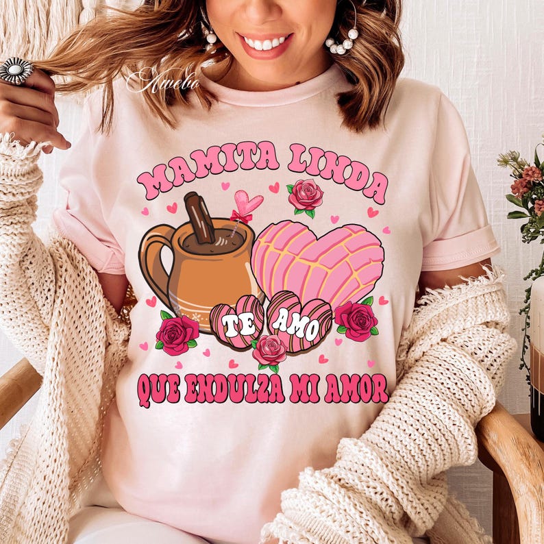 Celebrate the love of a mamita linda with this sweet and colorful Mama Latina PNG Bundle. Featuring pan dulce, conchas, hearts, rosas, and heartfelt Spanish phrases, this collection is perfect for Mothers Day gifts, mugs, shirts, tote bags, and more!

Each PNG design is high resolution with a transparent background—ready for sublimation or print projects. Just download and create something beautiful for mama.