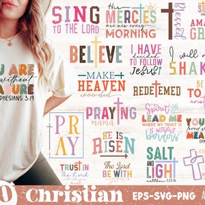 50 Boho Christian Svg Png-Bundle, Bibel-Vers-Svg, Schrift-Svg, Ärmel-Shirt-Design-Svg, Gott Jesus-Svg, Psalm-Svg, Liebe-Glauben-Svg-Png-Datei