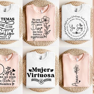 Frases religiosas Español svg / Frases biblicas svg / Dios es amor fortaleza svg / Frases cristianas svg / Mujer Virtuosa svg / Dios svg