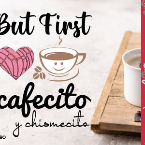 まず Cafecito | ラティーナ png | ピース ラブ コーヒー | メキシカン png | PNG ファイル | 昇華デザイン | ピース ラブ png | メキシカン コンチャ パン png