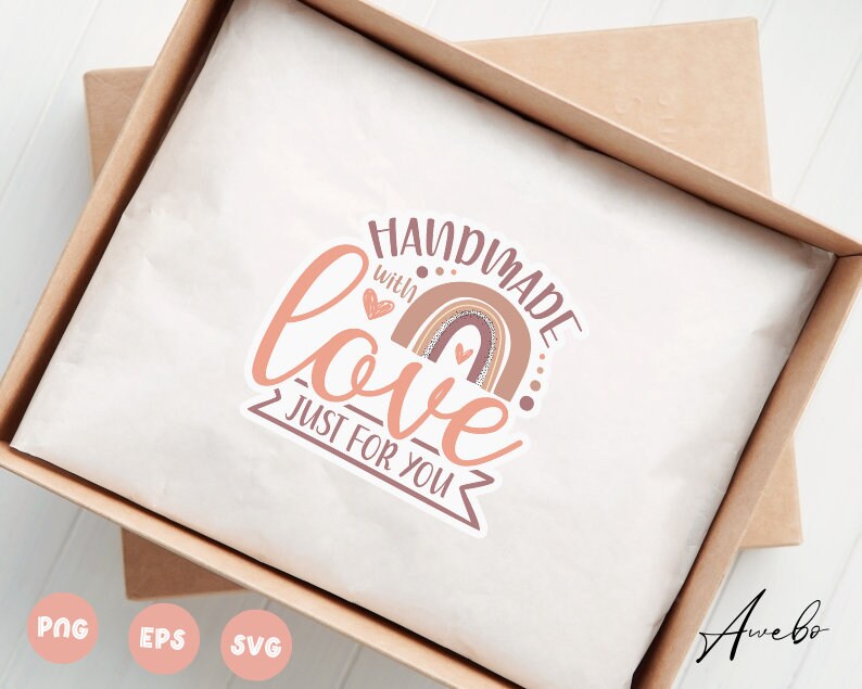 30 Boho Thank You Stickers SVG PNG Bundle | Printable Stickers for ...
