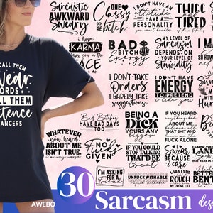 30 Sarkasmus-Svg-Bundle, lustige Zitate bündeln svg, sarkastisches Sparen-Svg-Bundle, sarkastisches Spruch-Svg-Bundle, sarkastische Zitate svg, Sublimations-Design