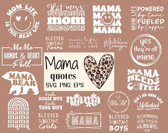 21 Boho Mama Clipart Bundle | Mama SVG | Kaffeetasse SVG | Sublimationsentwürfe | Gesegnete SVG | Lustige Zitate svg | Retro Zitat svg | Trendige svg