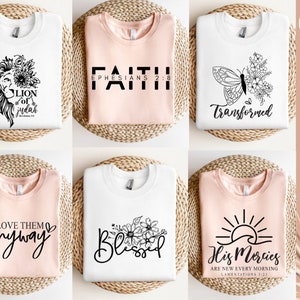 Christian SVG PNG bundle | Religious svg bundle l Sleeve Sweatshirt Svg Bundle | Bible Verse Shirt svg | Psalm vg | Jesus Svg | God Svg Png