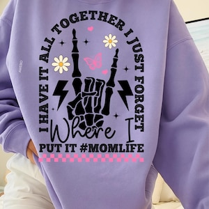 Lustige Mutter PNG Bündel | Sarkastische Mama Shirt Designs | Trendige Mama Leben Zitate PNG | Mutterschaft Humor Grafik | Sublimation PNG-Set Bild 5