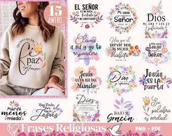 Frases Religiosas Florales Png PDF, Spanish png, Frases biblicas png, Mexican Png, Frases cristianas png, Latina Design svg, Coffee mug png