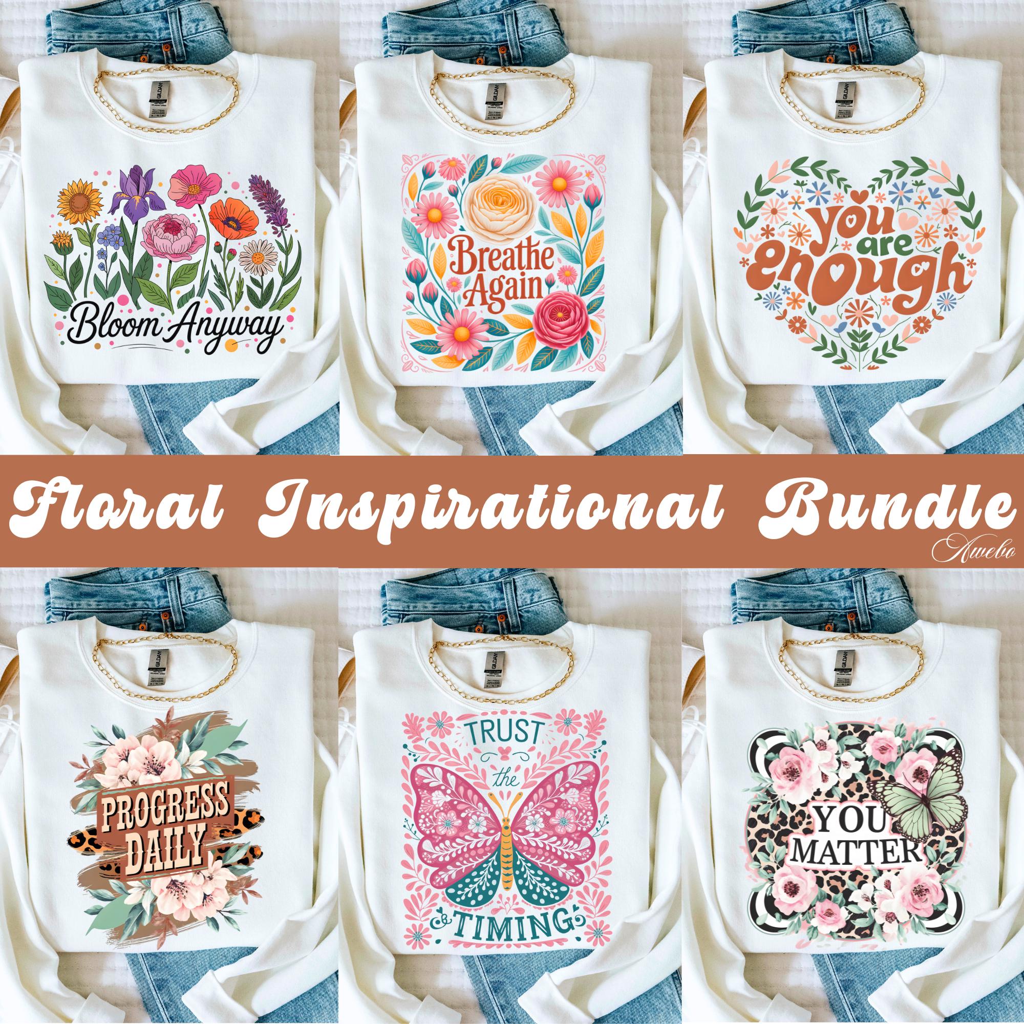 Boho Motivational Png Bundle, Floral Inspirational Quotes Png, Self Love Png, Positive Affirmation Png, You Always Enough Png, Kindness Pn