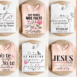Frases religiosas Español svg, Frases biblicas svg, Dios es amor fortaleza svg, Frases cristianas svg, Mujer Siempre Virtuosa svg, Dios svg